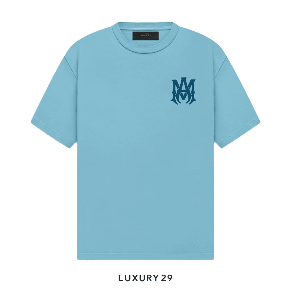 Amiri MA CORE LOGO TEE BLUE(XL, Blue)