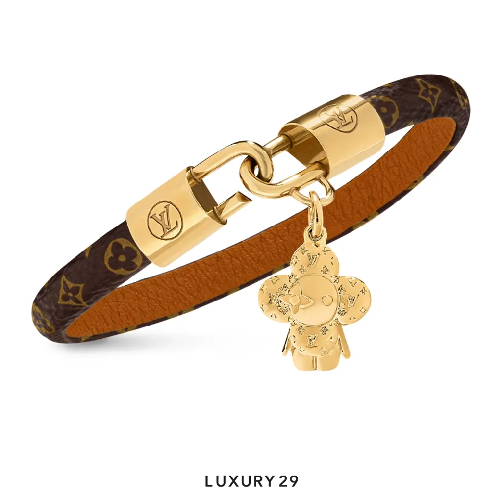 Louis Vuitton LV Vivienne Charm Bracelet 19cm.(Medium, Gold)
