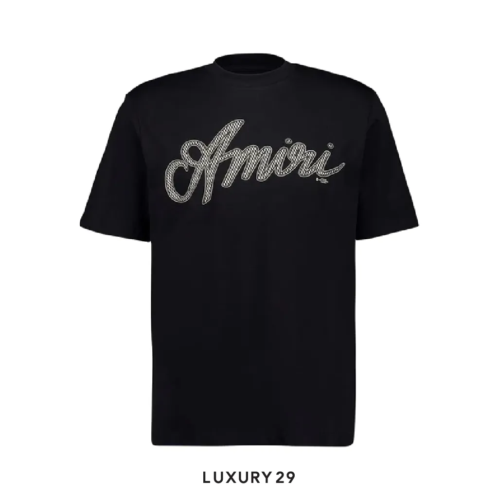 Amiri Script Tee Black(M, Black)