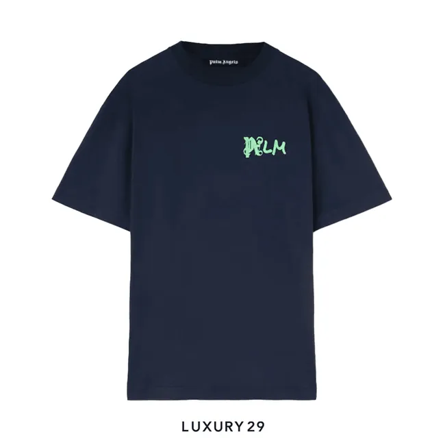Palm Angels I Am Lost T-Shirt Navy