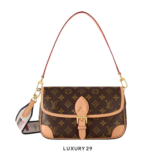 Louis Vuitton LV Diane In Monogram Canvas With Gold-Colour Hardware Brown