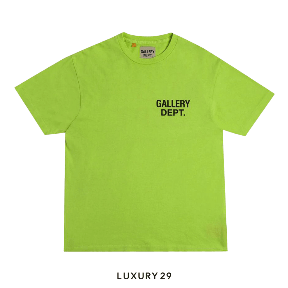 Gallery Dept. Souvenir Tee Lime Green(XL, Green)