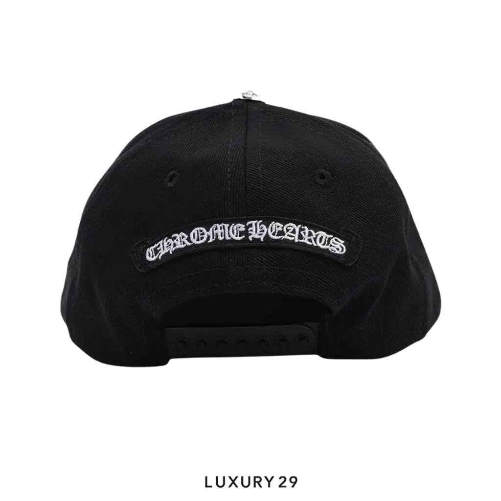 Chrome Hearts horseshoe cross baseball hat Black(Free Size, Black)