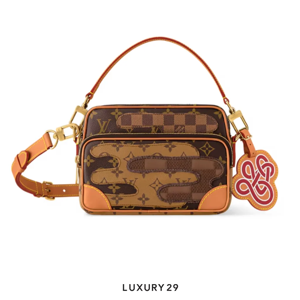 LOUIS VUITTON LV Nil bag Brown Monogram Landscape Canvas(Small, Brown)