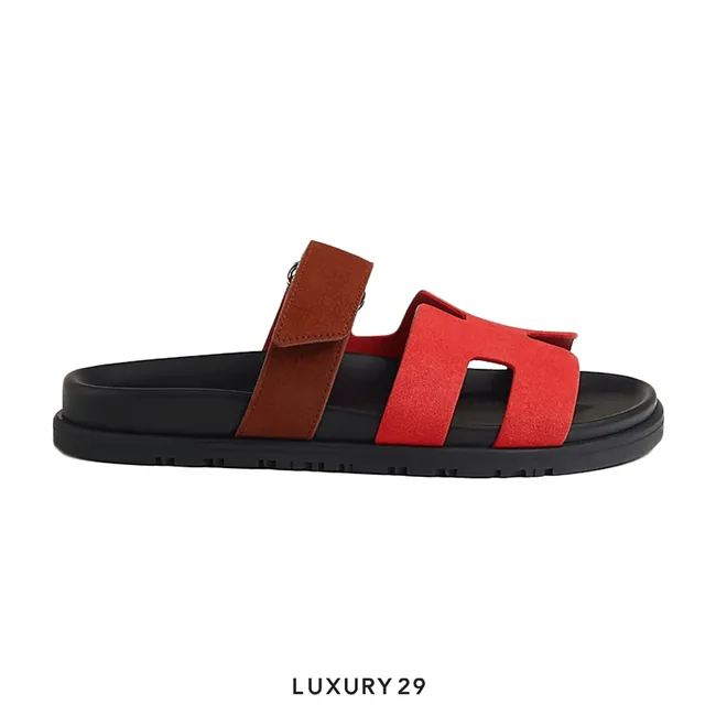 Hermes Chypre Sandal Rouge Cinetique / Gold