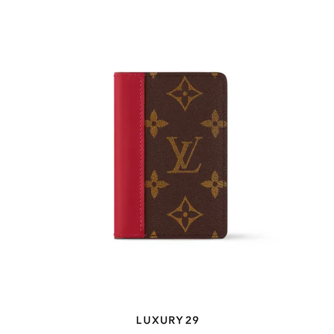Louis Vuitton LV Pocket Organizer Sari Red