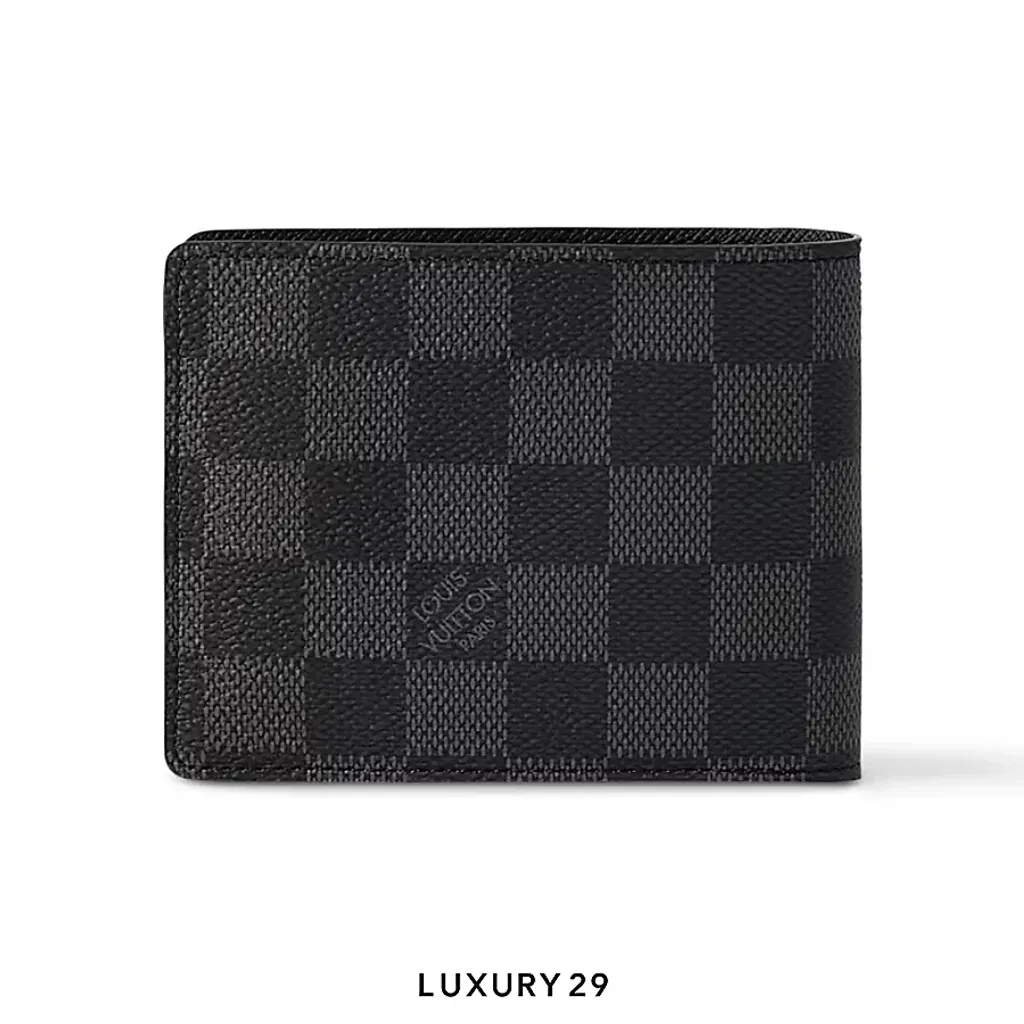 Louis Vuitton LV Multiple wallet Black(Small, Black)