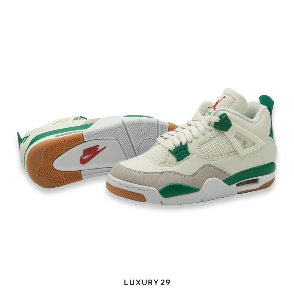 Nike Jordan 4 Retro SB Pine Green(40.5, Green)