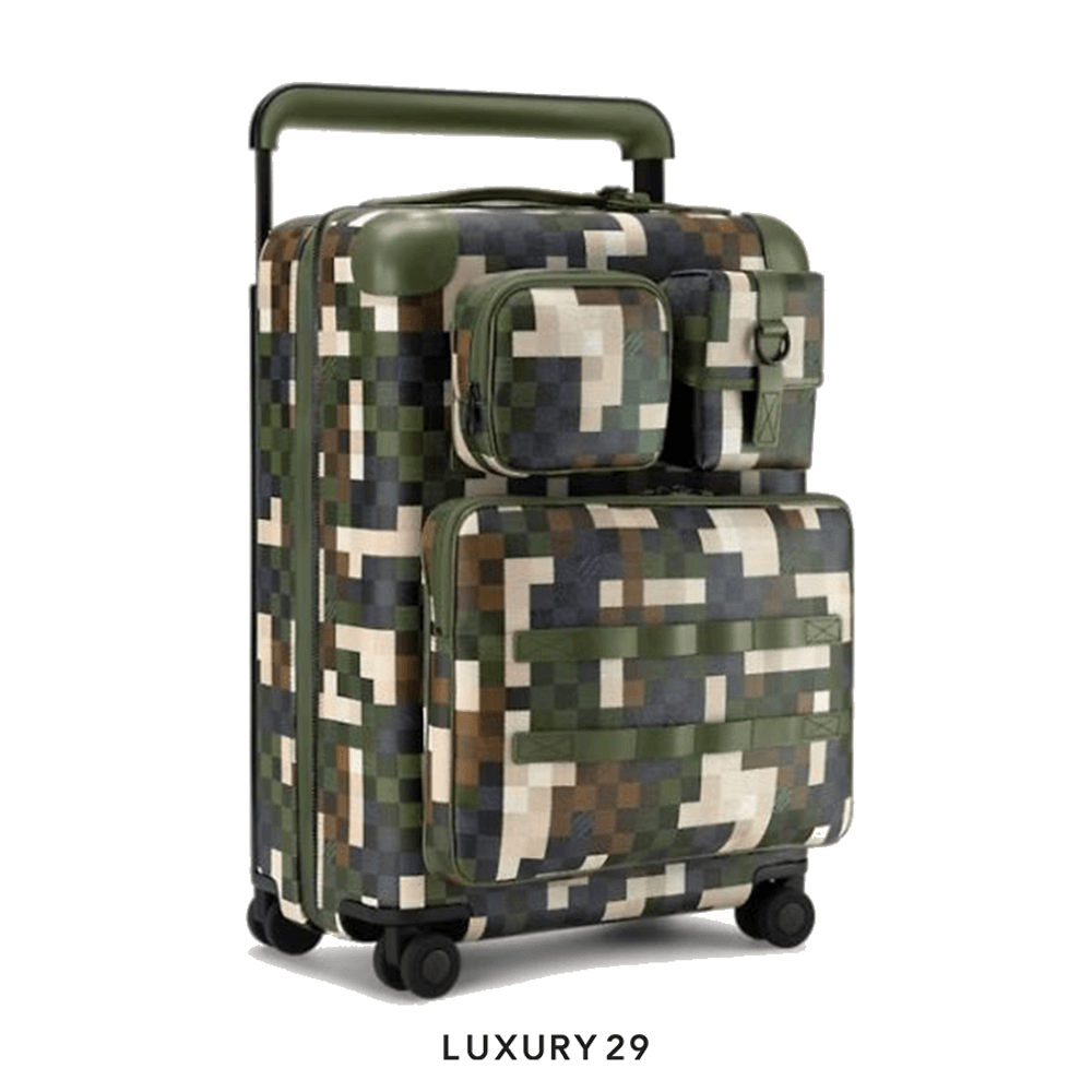 Louis Vuitton LV Horizon 55 Suitcase Green(Large, Green)