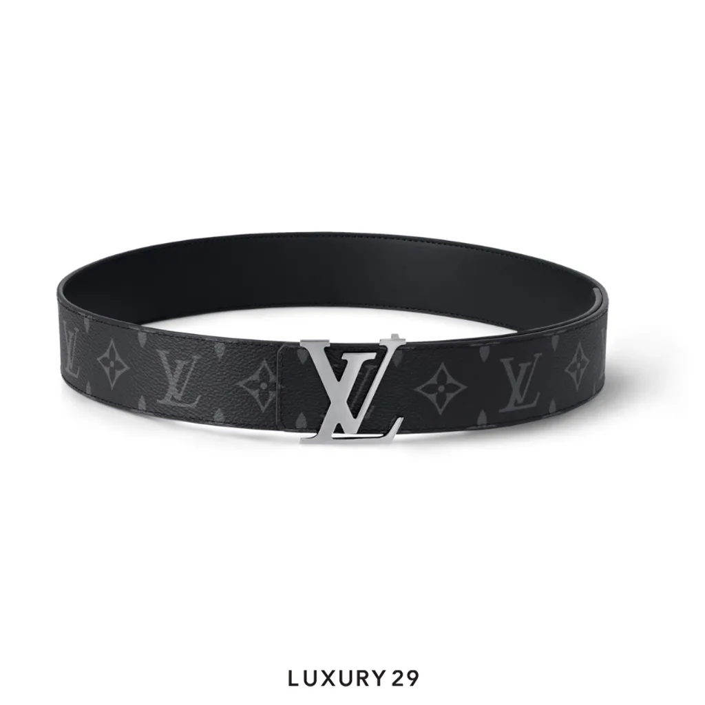 Louis Vuitton LV INITIALES 40mm Reversible Belt 90CM(40, Black)