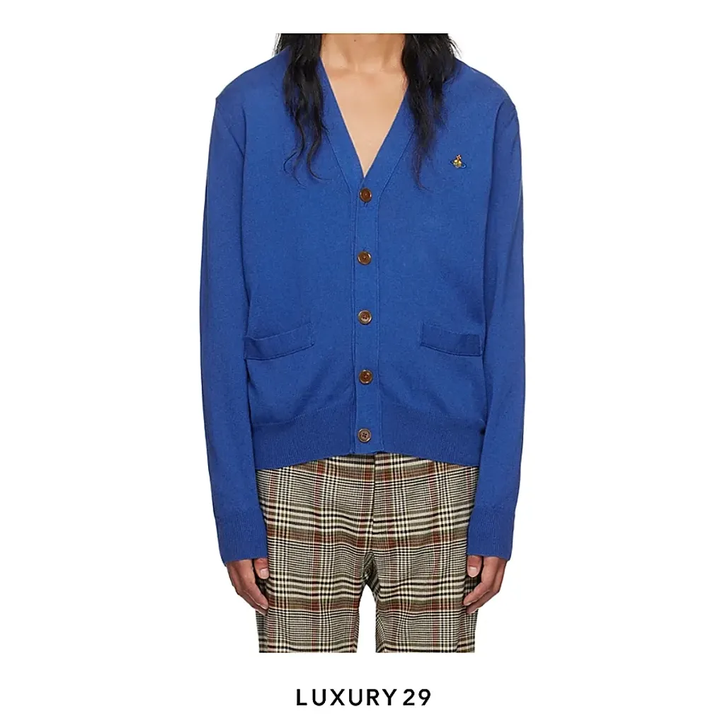 Vivienne westwood Blue Man Cardigan(M, Blue)