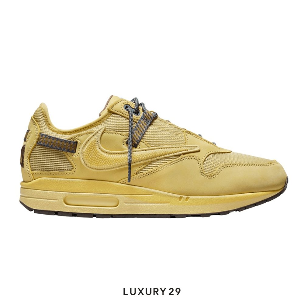 Nike Air Max 1 Travis Scott Cactus Jack Saturn Gold(39, Gold)