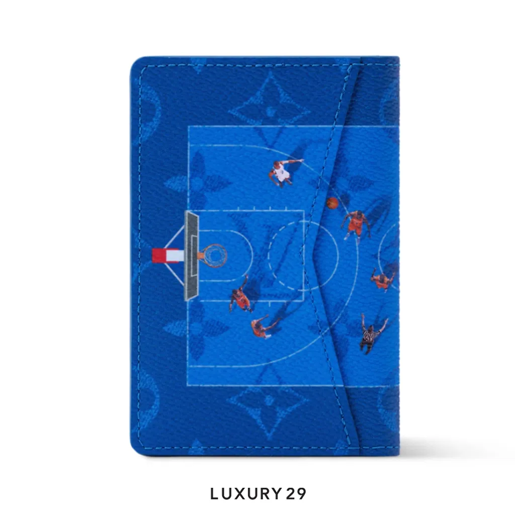 Louis Vuitton LV Pocket Organizer Wallet Blue(Small, Blue)