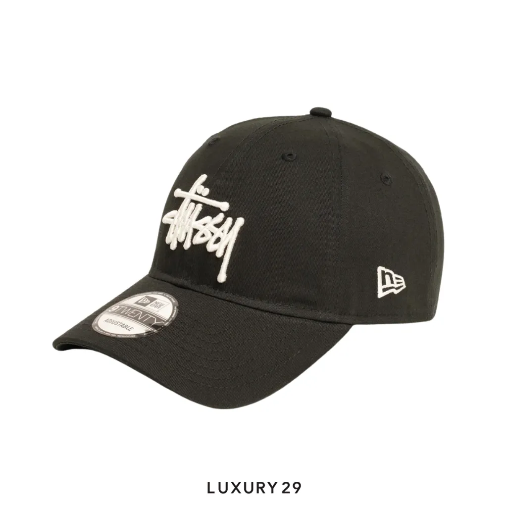 STUSSY 9TWENTY BASIC CAP BLACK(Free Size, Black)