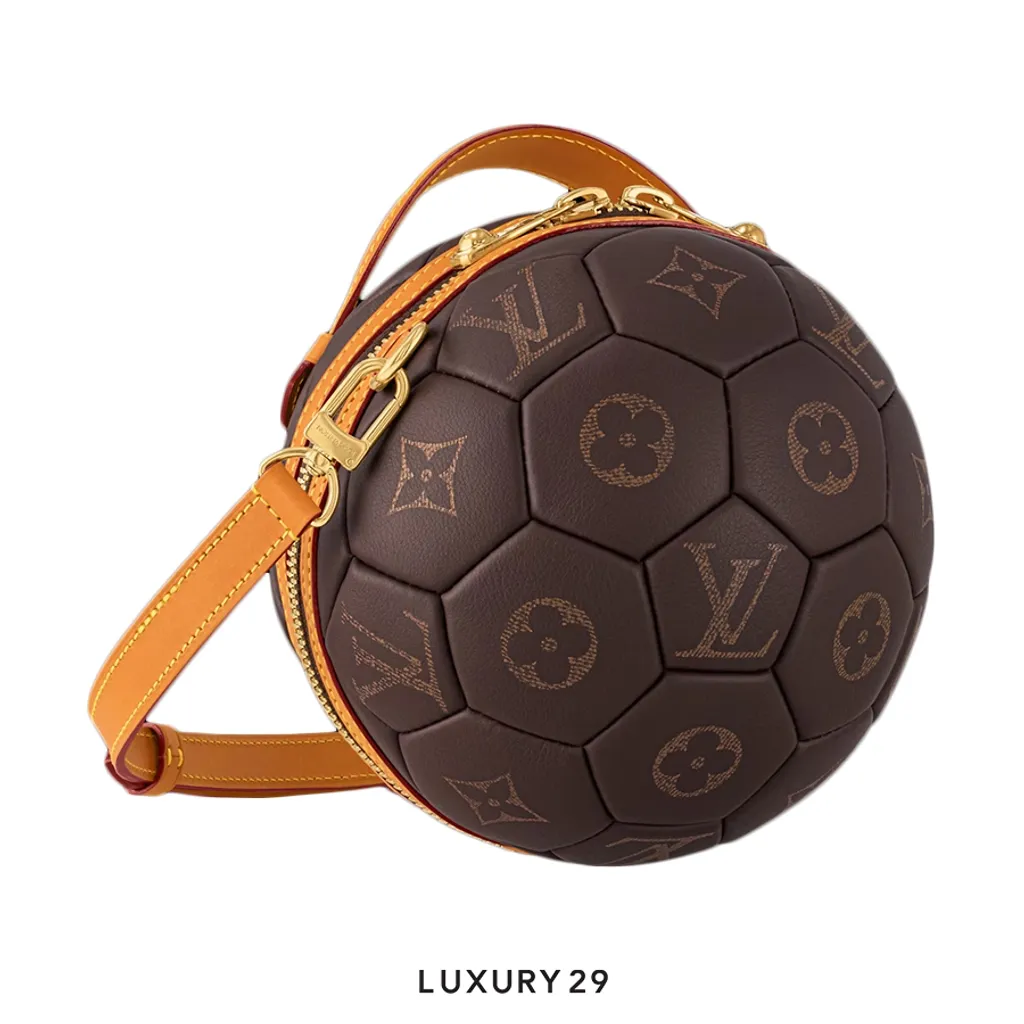 Louis Vuitton LV Soccer Ball Bag(Small, Brown)