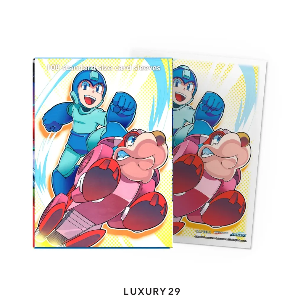 Dragon Shield Mega Man & Rush - Classic Art Sleeves(Small, Multicolour)