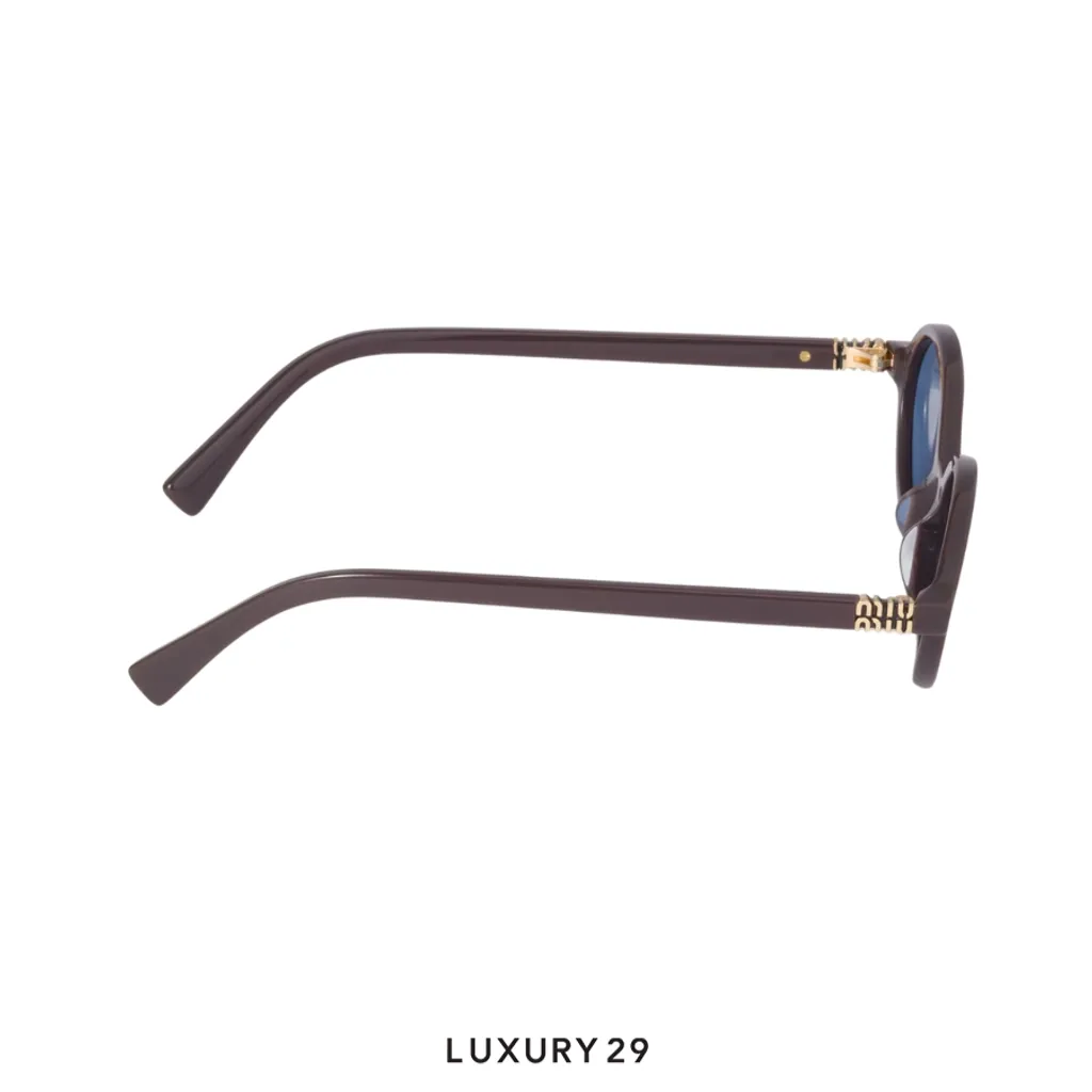 Miu Miu Regard sunglasses Indigo lenses(Free Size, Brown)