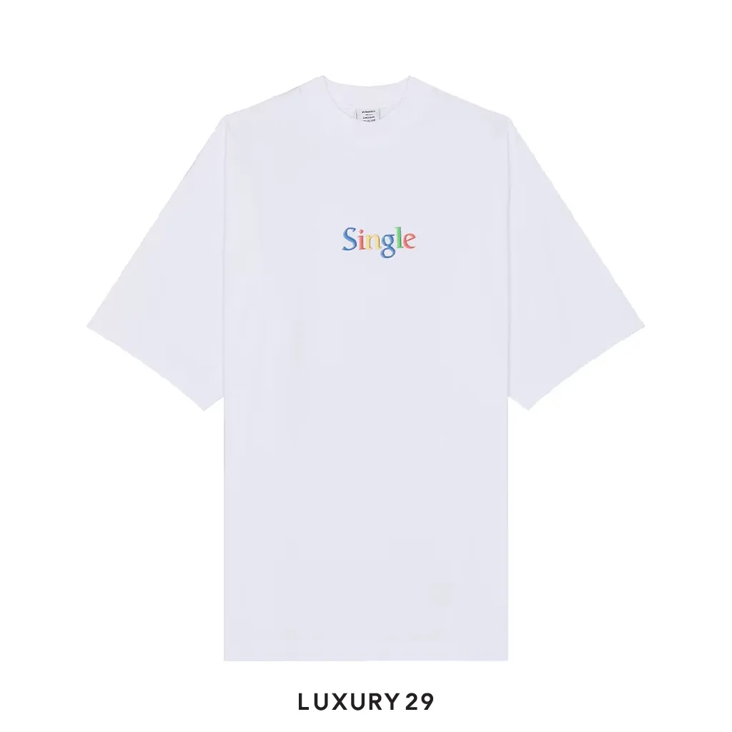 VETEMENTS Single-print T-shirt White(S, White)