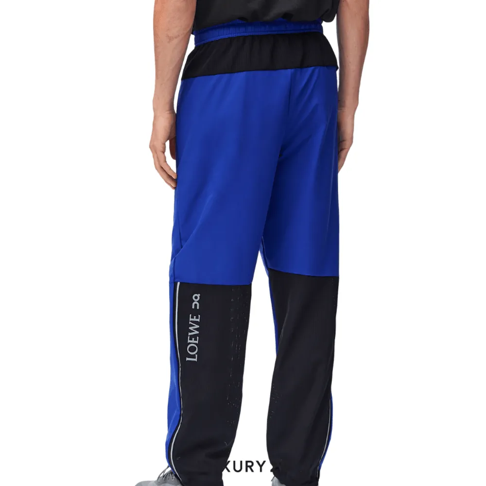 On x Loewe Tracksuit trousers in technical shell Blue(XS, Blue)