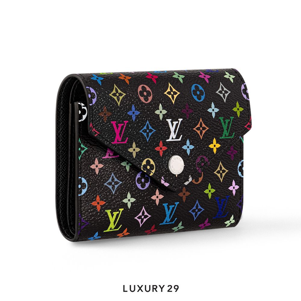 Louis Vuitton LV x TM Victorine Wallet(Small, Black)