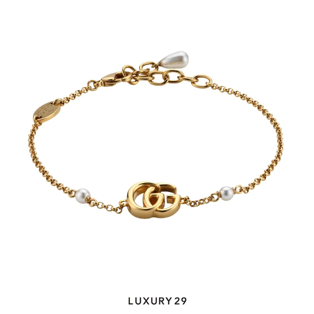 Gucci GG Marmont chain bracelet with charm Gold(Free Size, Gold)