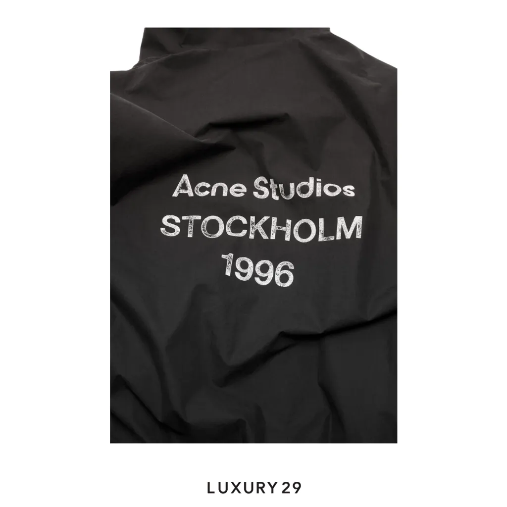 Acne studios Washed logo jacket Black(44, Black)