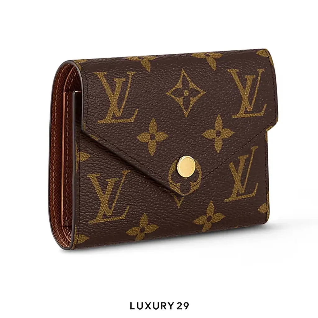 Louis Vuitton LV Victorine wallet Monogram Canvas Brown(Small, Brown)