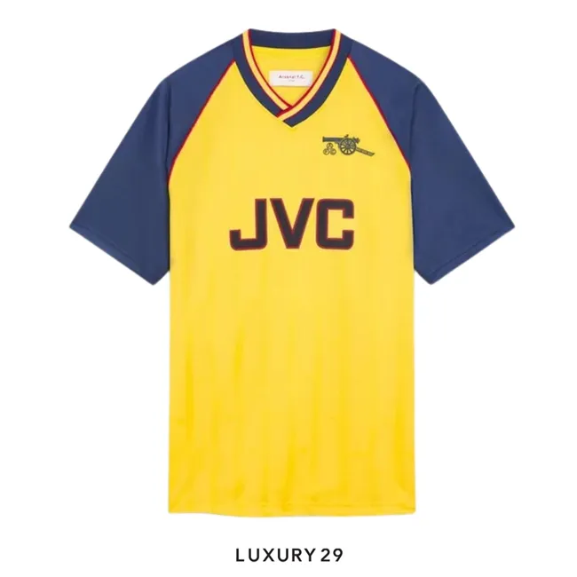 Arsenal Retro 88-89 Away Shirt Yellow