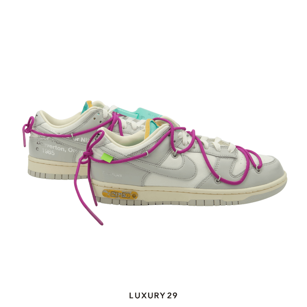 Nike Dunk Low Off-White Lot 21(M)(41, Grey)