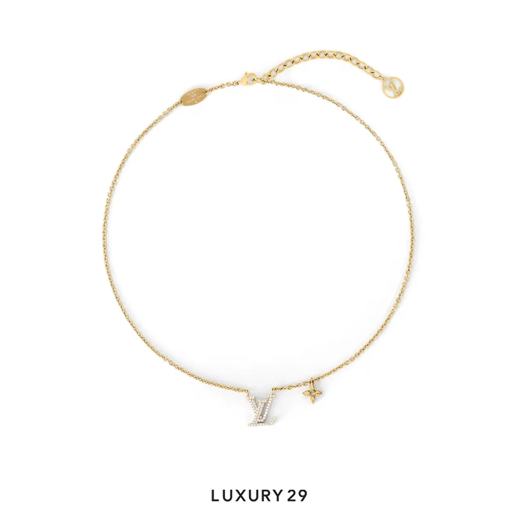 Louis Vuitton LV Iconic Necklace Gold Louis Vuitton LV Iconic Necklace Gold