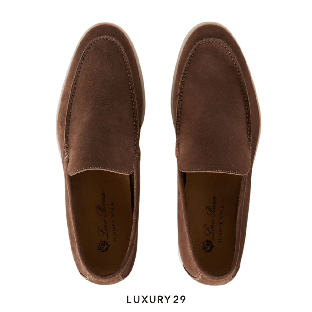 【正規通販】 Loro Piana Summer Walk Loafers Suede Reikan 靴
