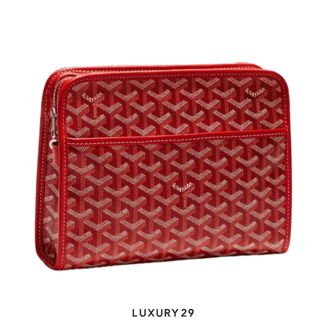 Goyard Jouvence GM Toiletry Bag Red