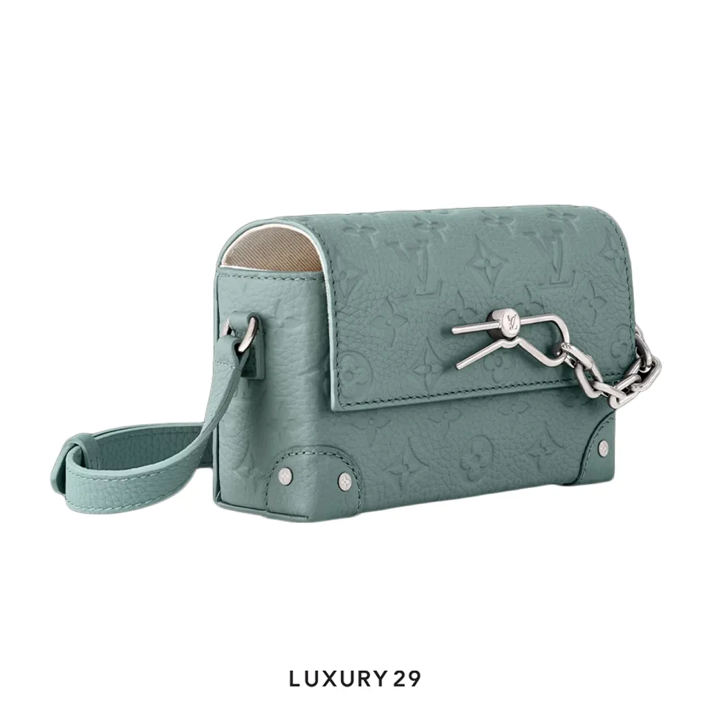Louis Vuitton LV Steamer Wearable Wallet Vert deau(Small, Blue)