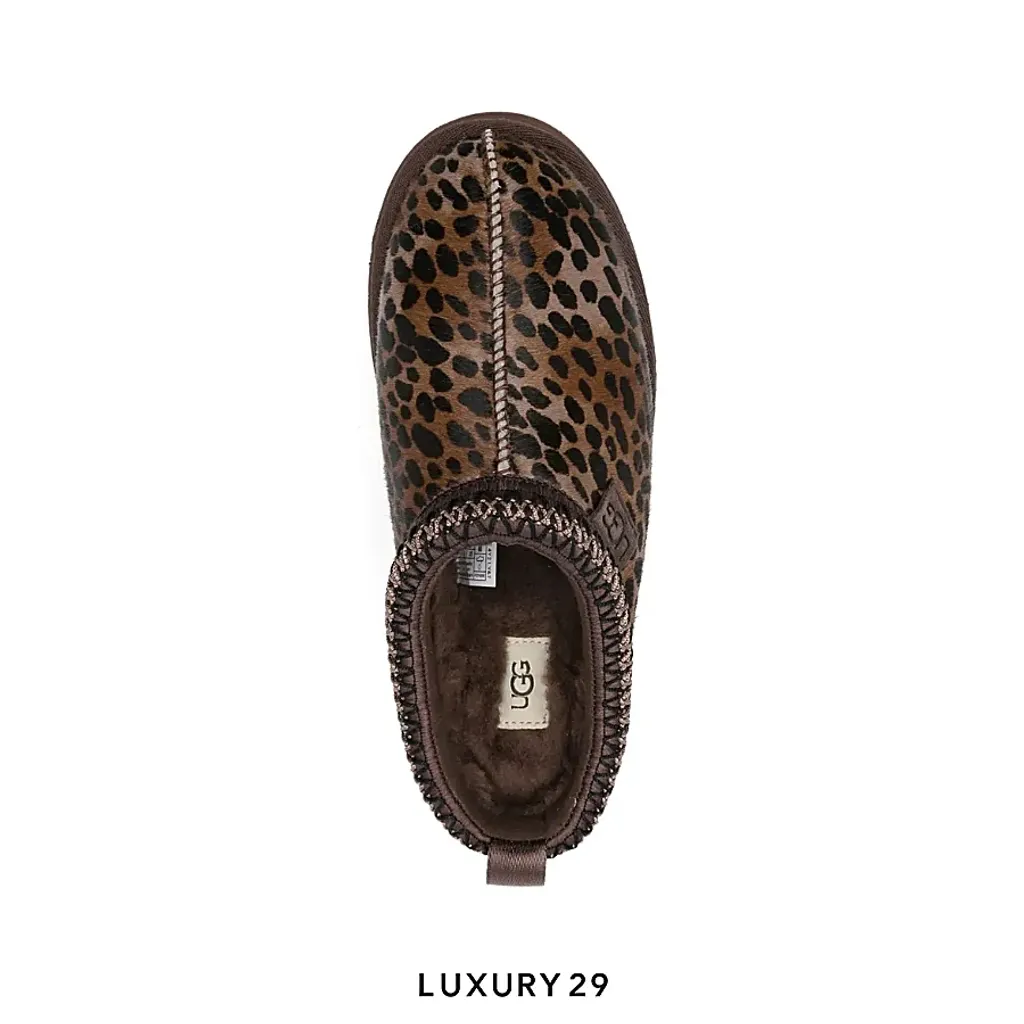 UGG Tazz Caspian leopard-print platform(39, Brown)