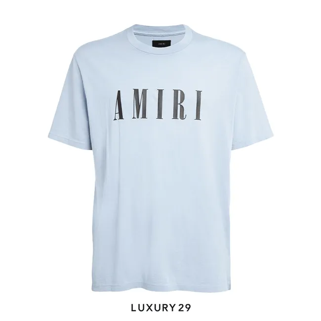 AMIRI CORE LOGO TEE BLUE