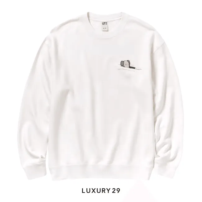 Uniqlo X KAWS Longsleeve Sweatshirt Off White