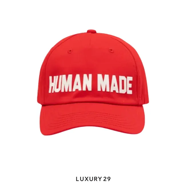 Human Made 5panel Twill Cap RED