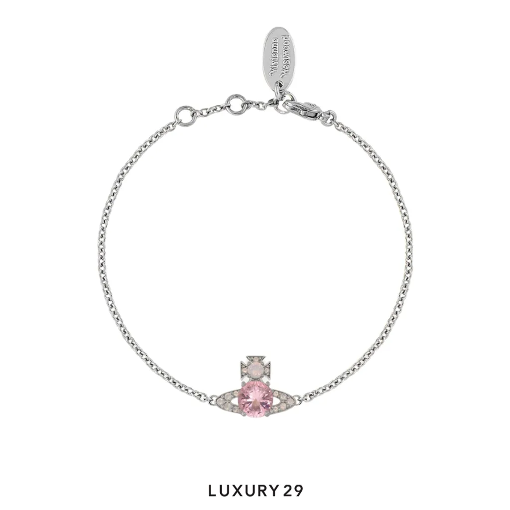 Vivienne Westwood Ismene Bracelet AW25 PI U(Free Size, Pink)