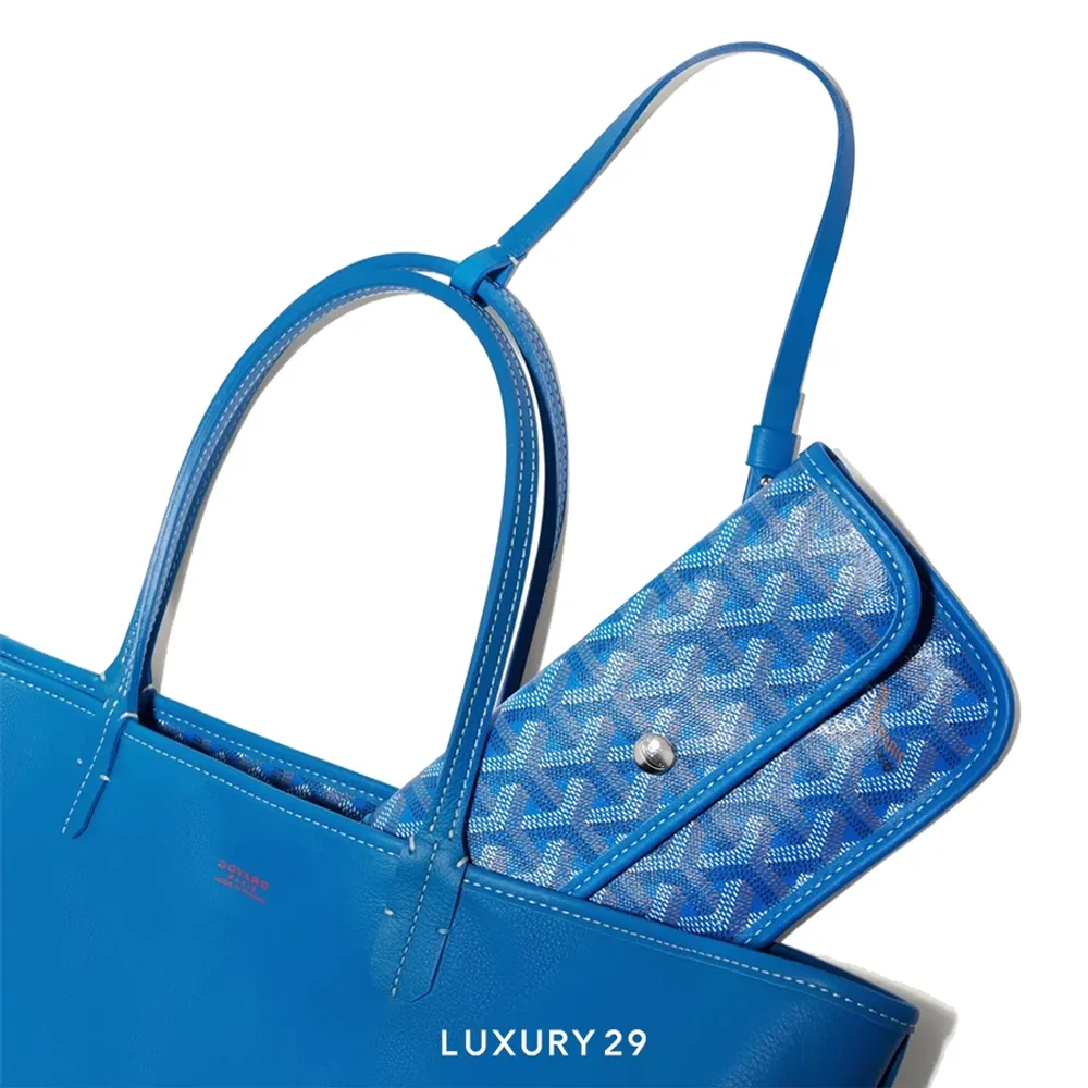 Goyard Anjou PM Bag Sky Blue(Small, Blue)