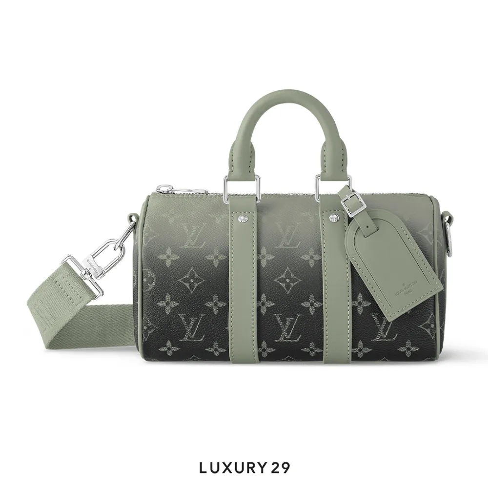 Louis Vuitton LV Keepall Bandouliere 25 Bag(Small, Green)