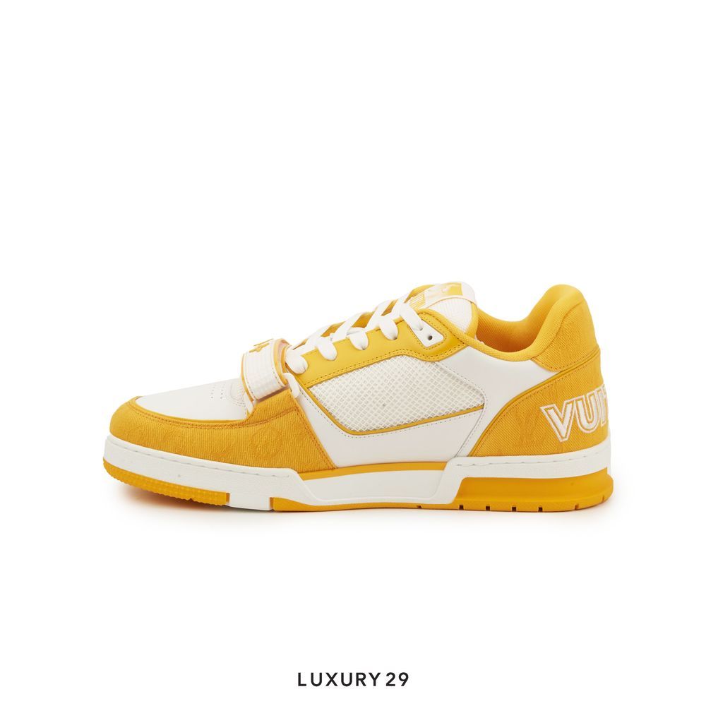 Louis Vuitton LV Trainers Yellow(M)(43, Yellow)