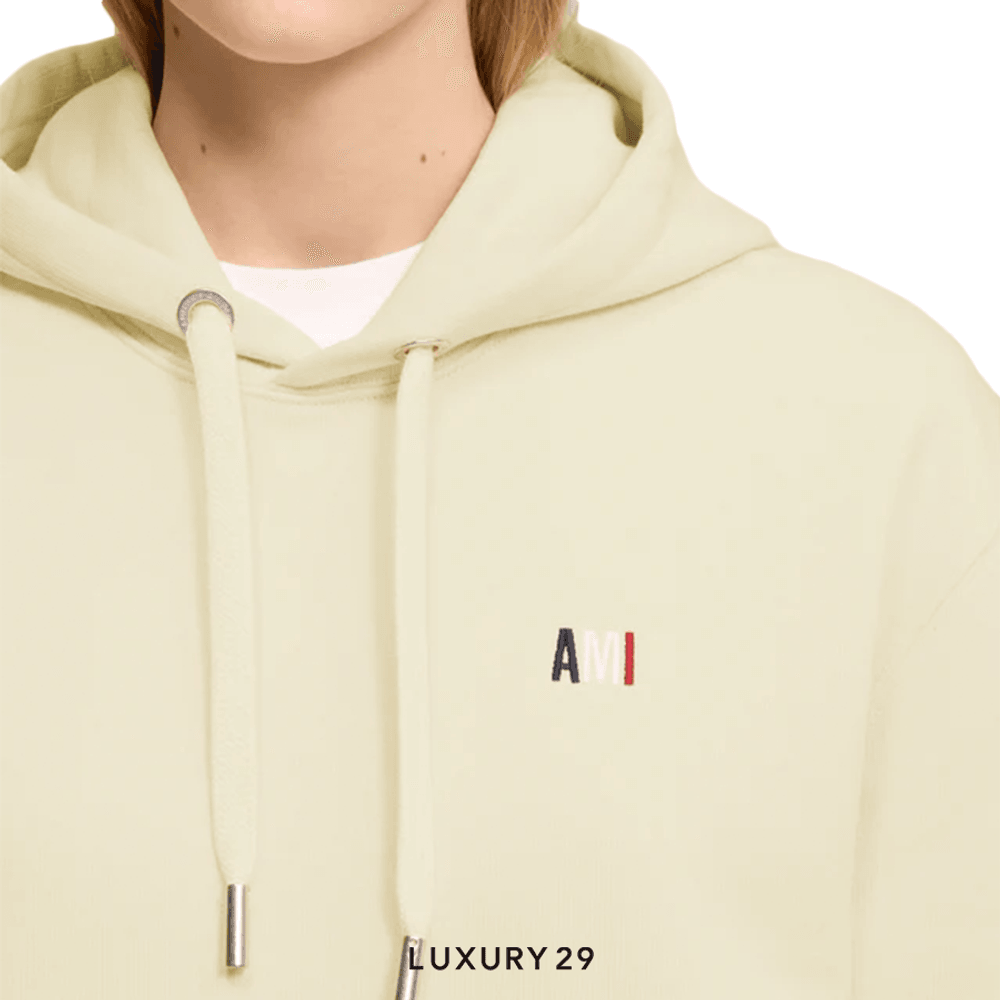 Ami Bleu Blanc Rouge Hoodie OFF WHITE(M, White)