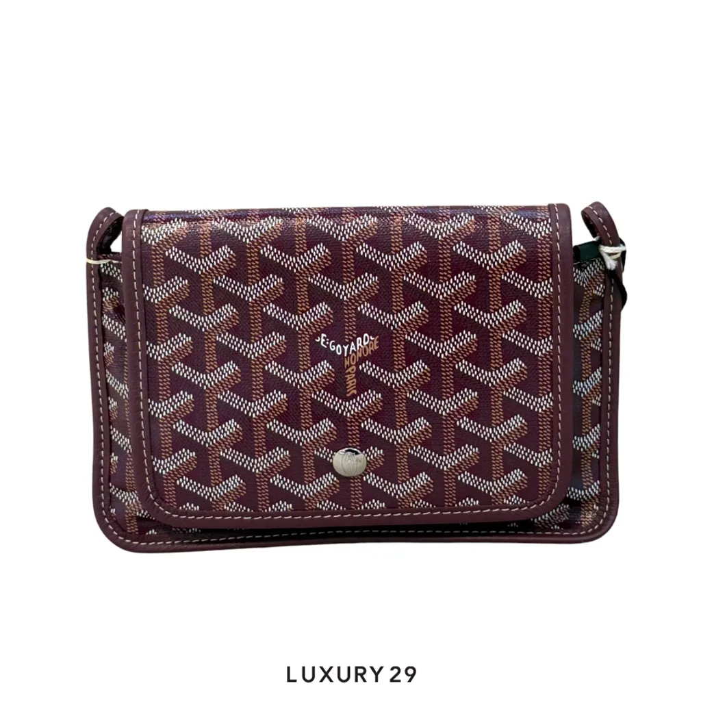 Goyard Plumet Pocket Wallet Burgundy(Small, Red)