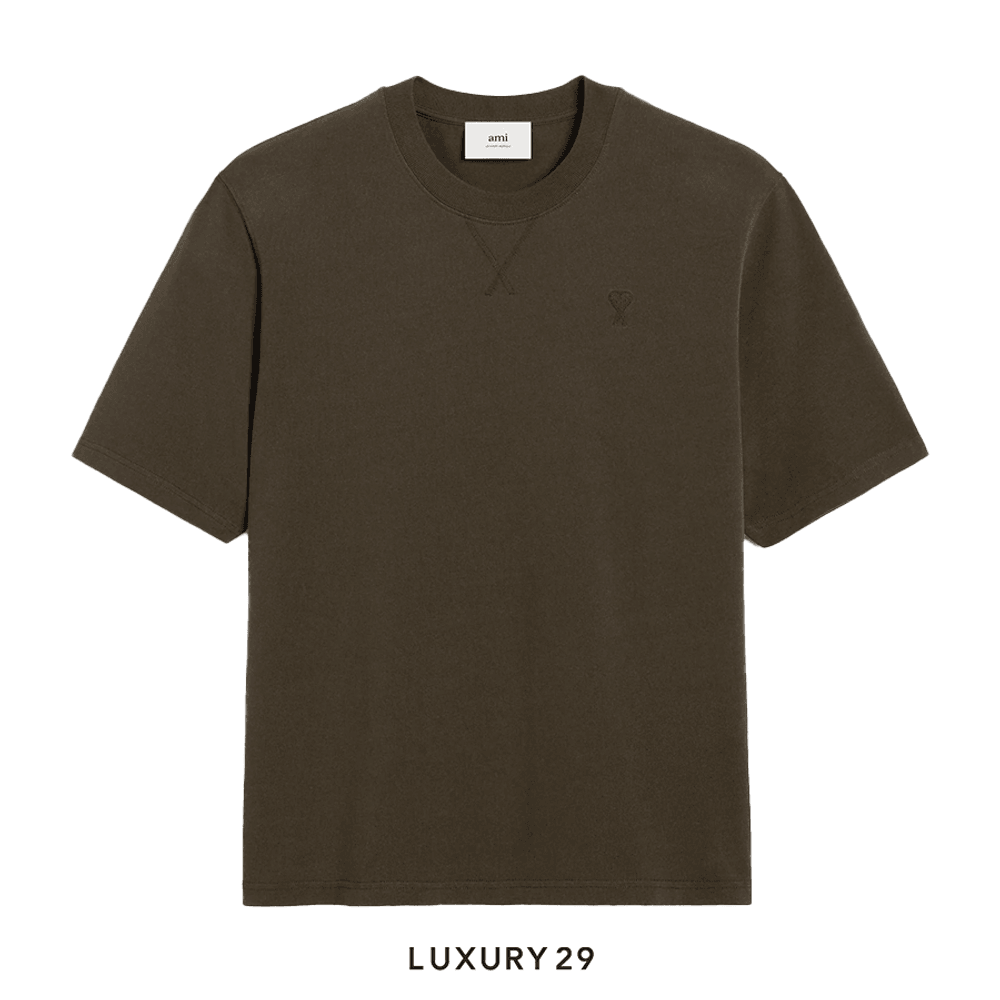 AMI DE COEUR T-SHIRT DARK COFFEE(M, Brown)