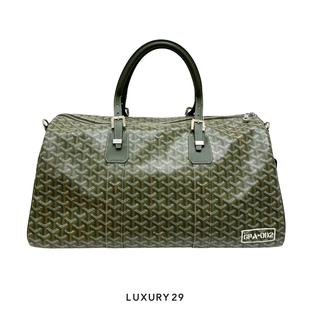 Goyard Boston 50 bag Khaki - GPA-002(Medium, Green)