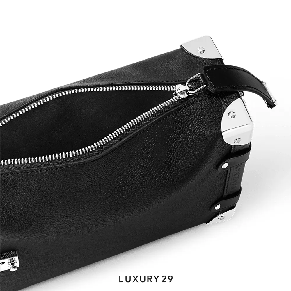Louis Vuitton LV Side Trunk MM Bag Black(Medium, Black)