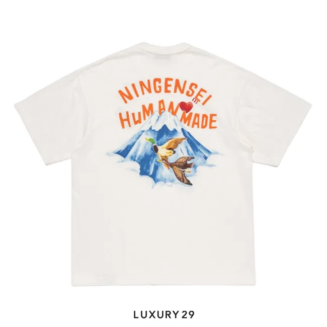 Human Made NINGENSEI WA Graphic T-Shirt White