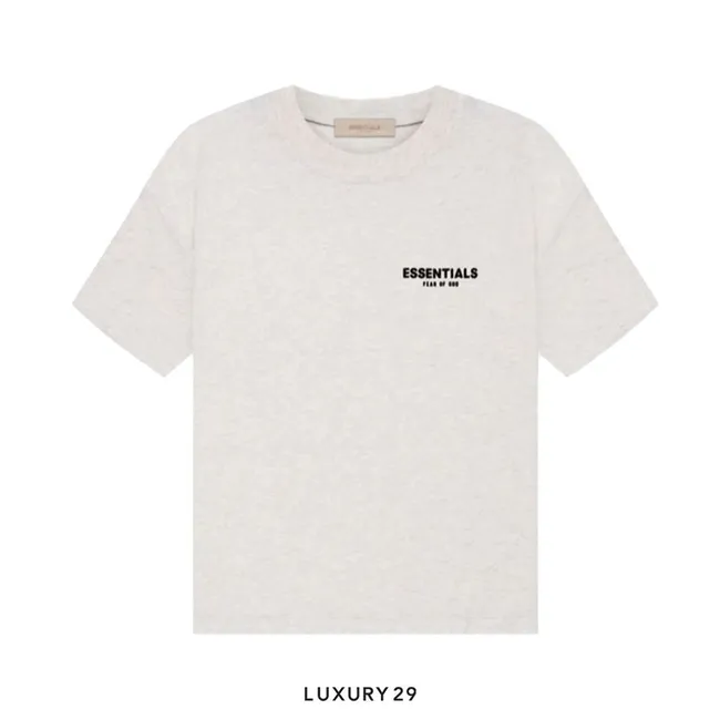 Essentials Fear Of God T-Shirt Light Oatmeal  (SS22)