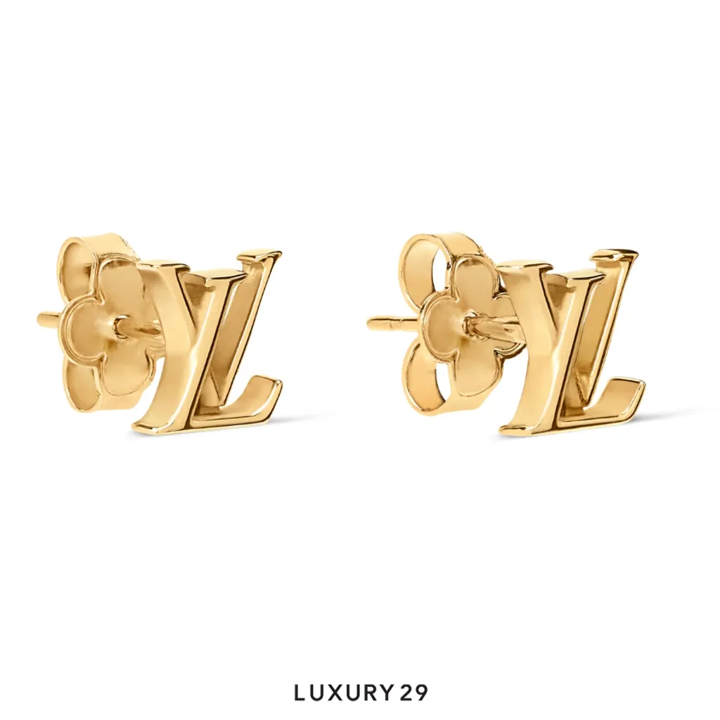 Louis Vuitton LV Iconic XS Earrings In Gold-Color hardware(Free Size, Gold)
