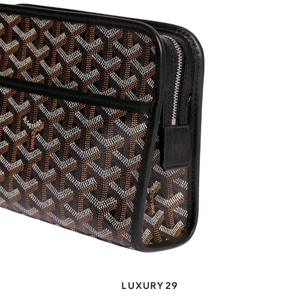 Goyard Jouvence PM Toiletry Bag Black(Small, Black)